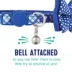 Whisker City® Blue Plaid Bow Tie Easy Release Kitten & Cat Collar image thumbnail 3