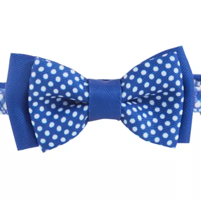 Product Whisker City® Blue Plaid Bow Tie Easy Release Kitten & Cat Collar