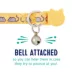 Whisker City® Yellow Mice Print Easy Release Kitten & Cat Collar image thumbnail 4