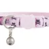 Whisker City® Pink Skull & Bones Bow Tie Easy Release Kitten & Cat Collar image thumbnail 5