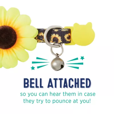 Product Whisker City® Sunflower Easy Release Kitten & Cat Collar
