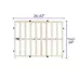 Top Paw® Expandable Wooden Pet Gate image thumbnail 3