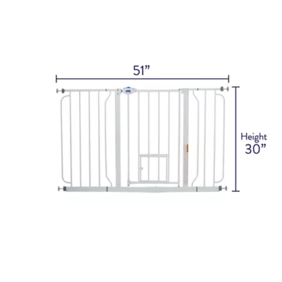 Product Top Paw® Extra-Wide Walk-Through Pet Gate