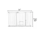 Product Top Paw® Extra-Wide Walk-Through Pet Gate