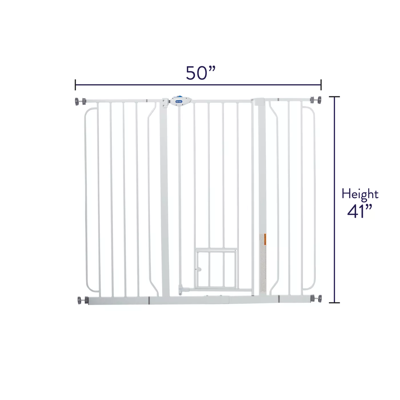 Top Paw Extra Tall Walk Through Pet Gate