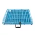 Top Paw® 24" Small Folding Crate - Leak Proof Tray, Collapsible, Pink & Blue image thumbnail 3
