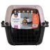 Top Paw® Plastic Portable Travel Dog Kennel, Tan & Blue - Pet Carrier image thumbnail 6