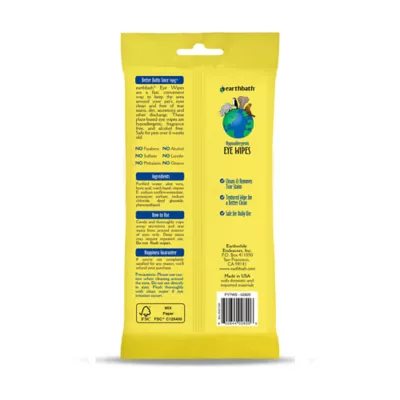 Product Earthbath Hypo-Allergenic Eye Wipes