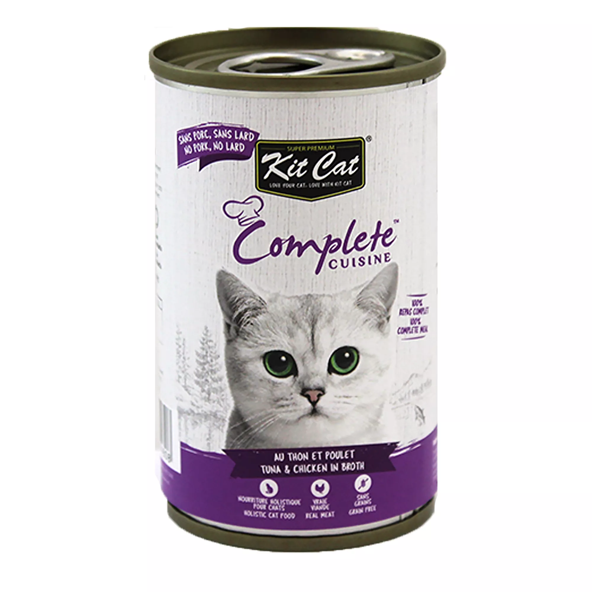 Kit Cat Complete Cuisine Wet Cat Food - Tuna & Chicken