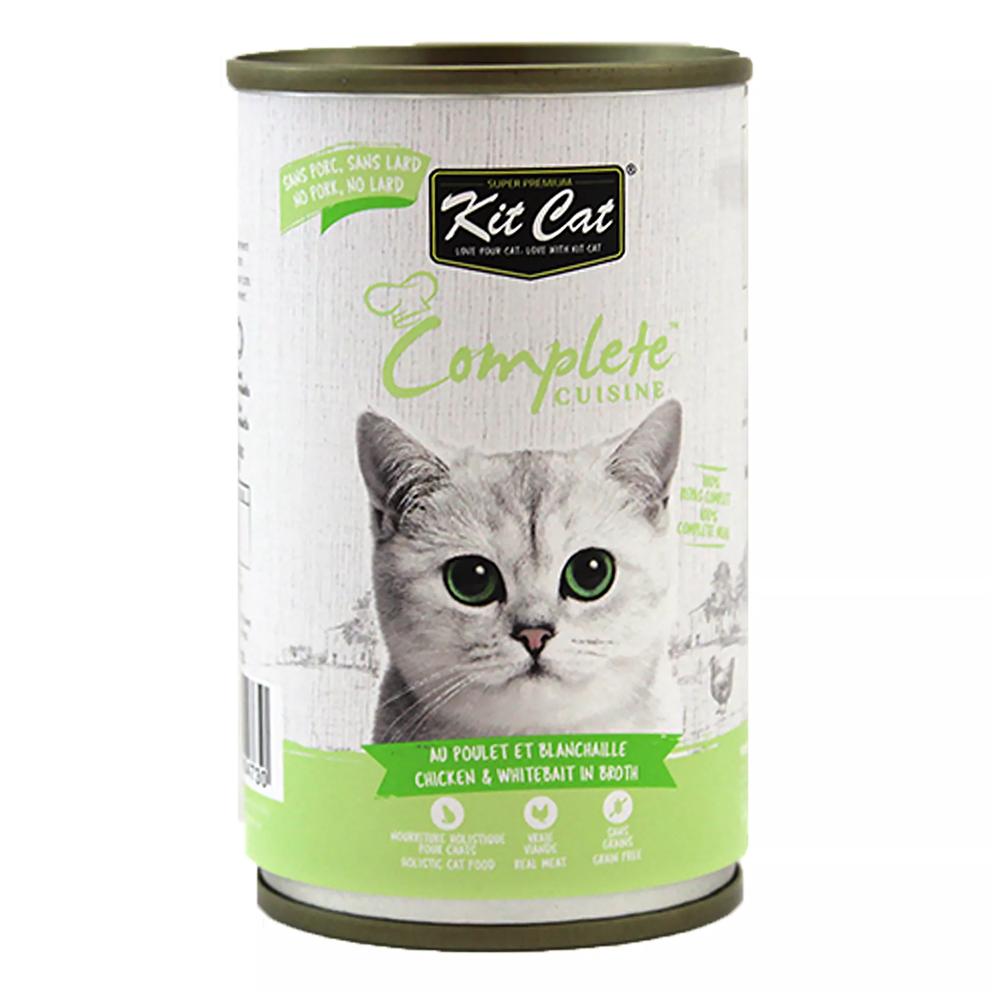 Kit Cat Complete Cuisine Wet Cat Food - Chicken & Whitebait