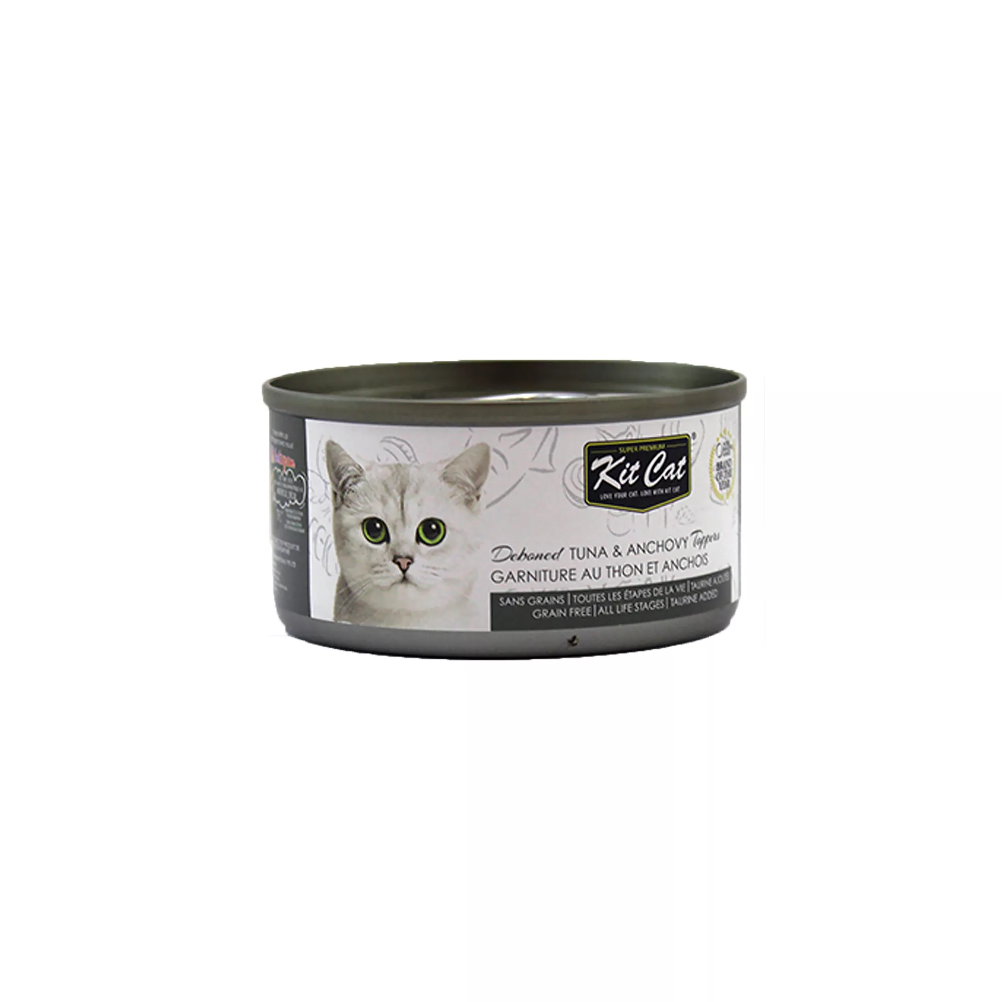 Kit Cat Wet Cat Food Topper - Tuna & Anchovy