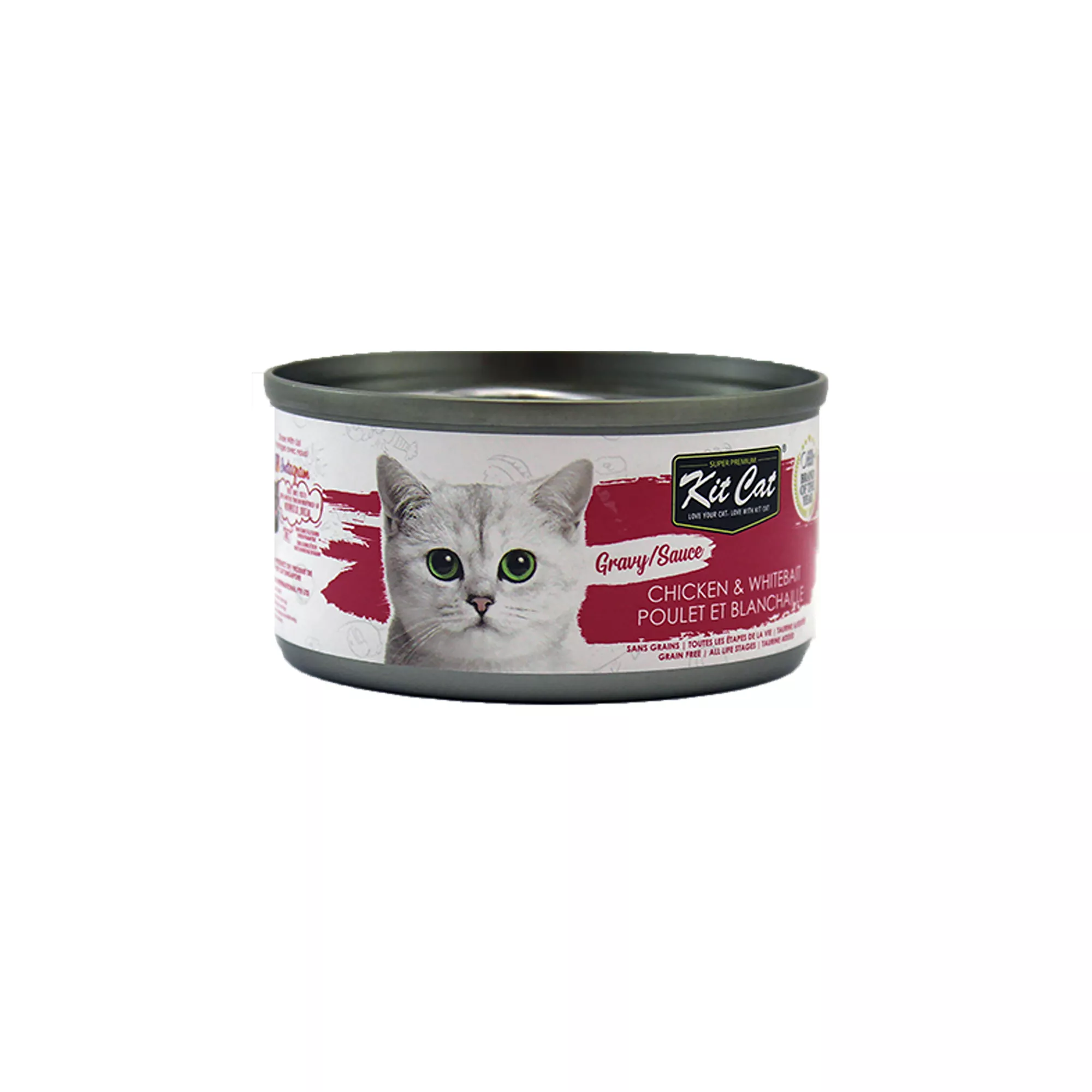 Kit Cat Gravy Series Cat Food - Chicken & Whitebait