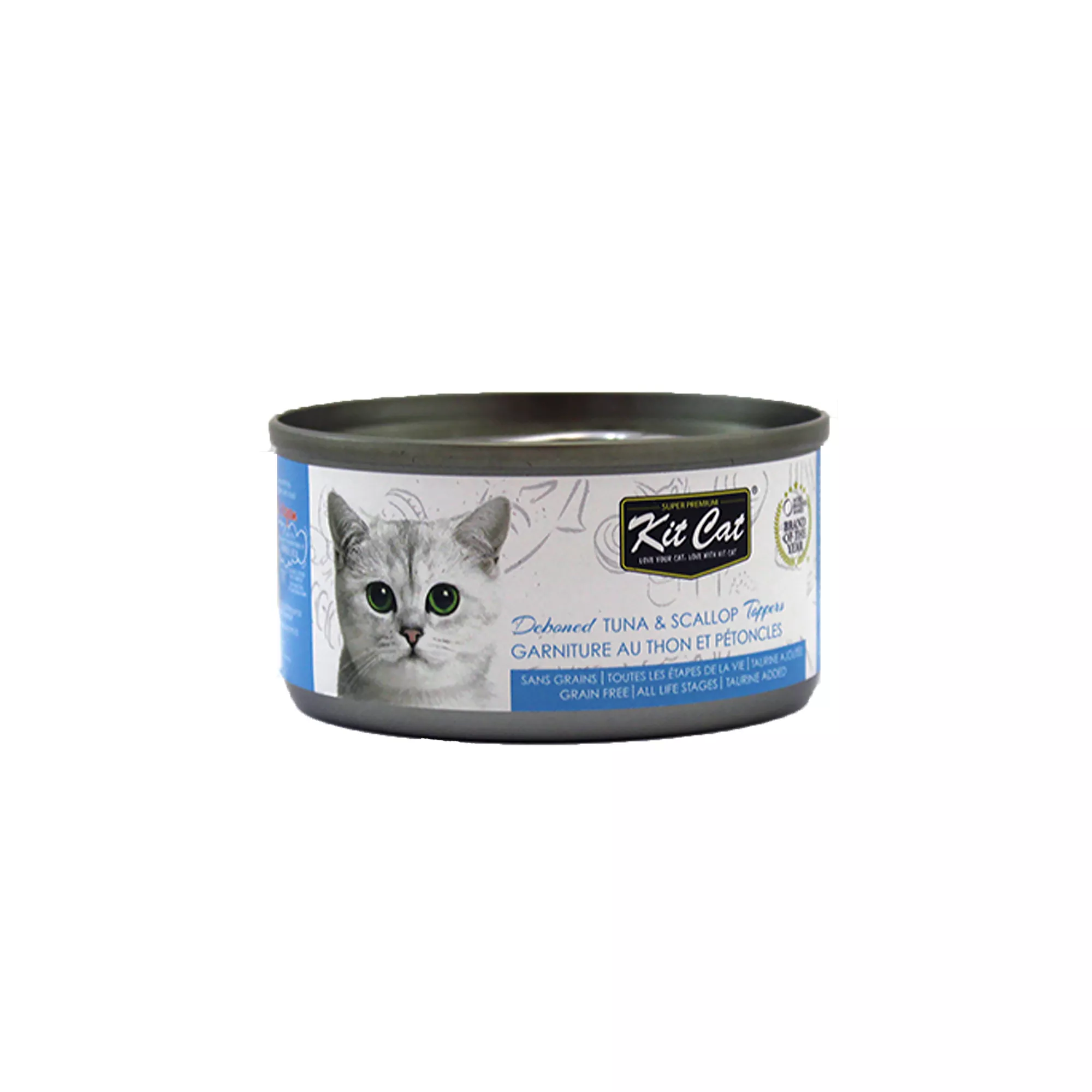 Kit Cat Wet Cat Food Topper - Tuna & Scallop