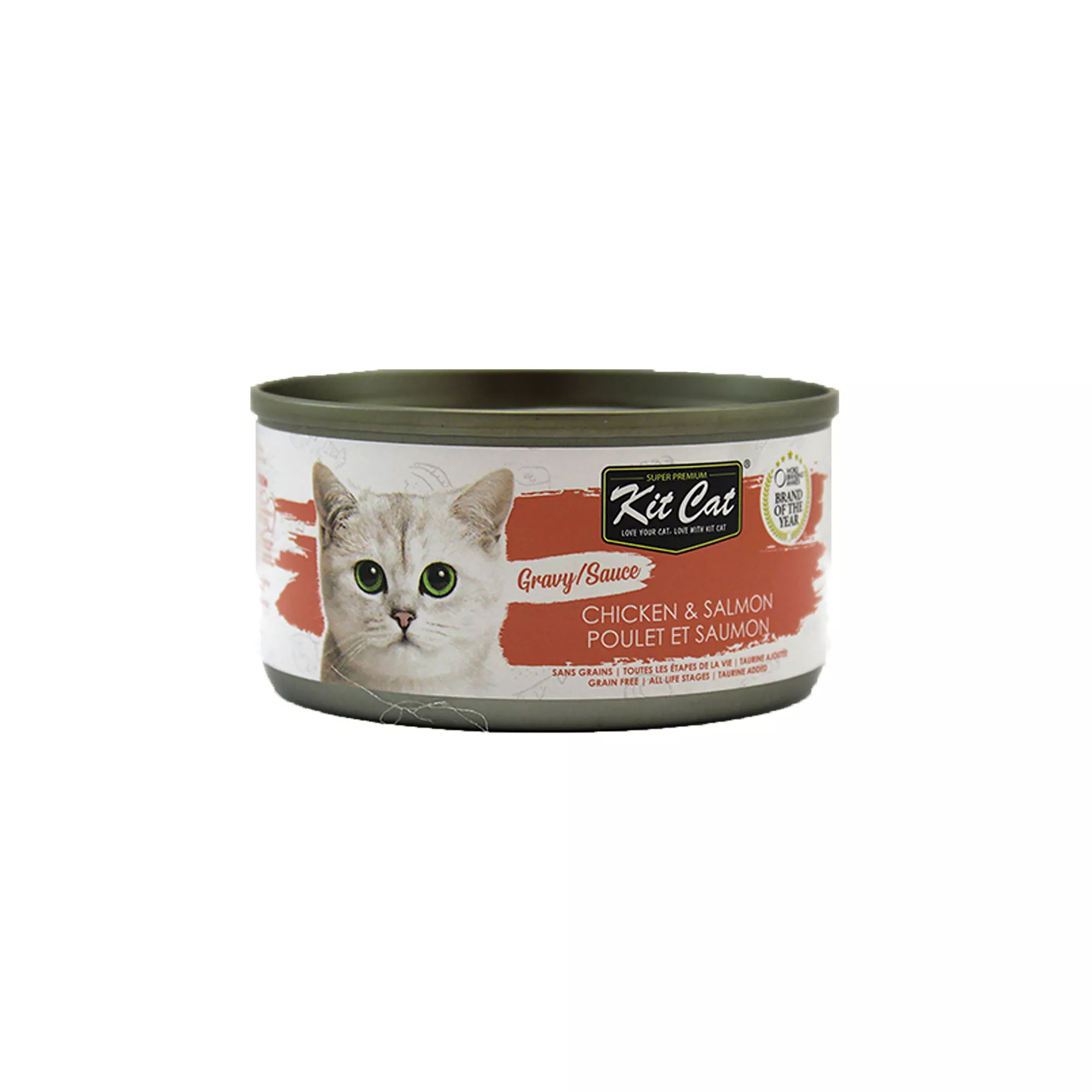 Kit Cat Gravy Series Wet Cat Food - Chicken & Salmon