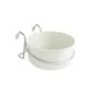 Product Top Paw® Stainless Steel Crate Crock Bone White Feeding Bowl