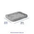 Top Paw® Plush Grey Dog Crate Mat - X-Small, Small, Medium, Large, X-Large, XX-Large image thumbnail 3