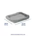 Top Paw® Plush Grey Dog Crate Mat - X-Small, Small, Medium, Large, X-Large, XX-Large image thumbnail 3