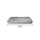 Product Top Paw® Plush Grey Crate Mat