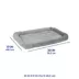 Top Paw® Plush Grey Dog Crate Mat - X-Small, Small, Medium, Large, X-Large, XX-Large image thumbnail 3