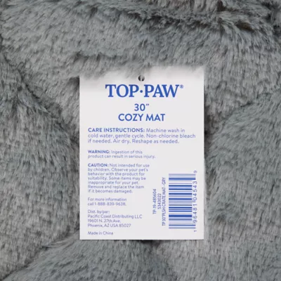 Top Paw® Plush Grey Dog Crate Mat - X-Small, Small, Medium, Large, X-Large, XX-Large - Image 6