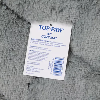 Top Paw® Plush Grey Dog Crate Mat - X-Small, Small, Medium, Large, X-Large, XX-Large - Image 6