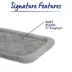 Top Paw® Plush Grey Dog Crate Mat - X-Small, Small, Medium, Large, X-Large, XX-Large image thumbnail 4