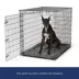 Top Paw® Plush Grey Dog Crate Mat - X-Small, Small, Medium, Large, X-Large, XX-Large image thumbnail 2