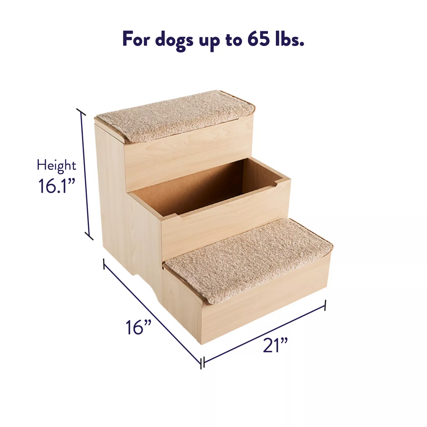 Dog stairs for bed petsmart hotsell