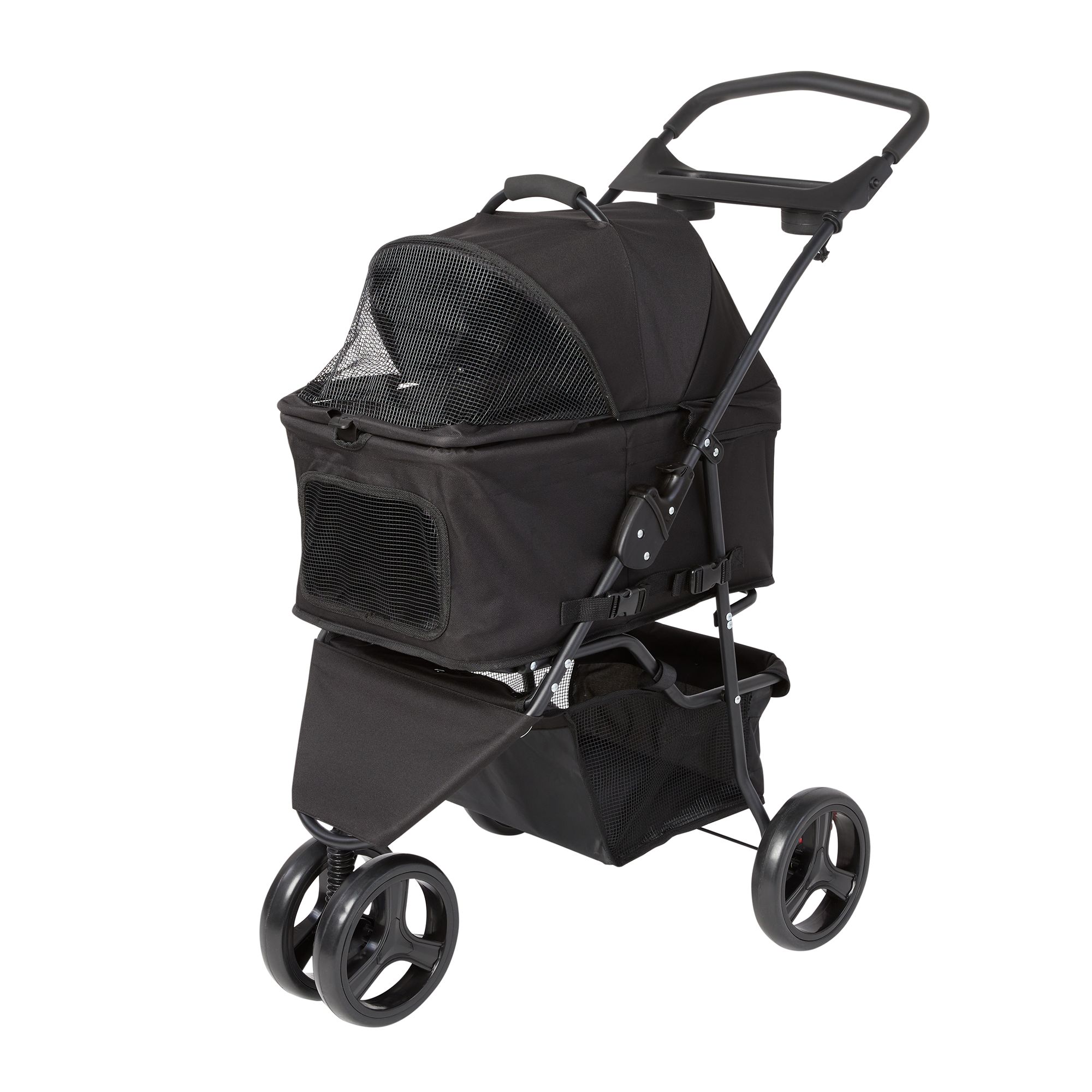 First Class 3-Wheeled Sporty Dog Stroller- Blue