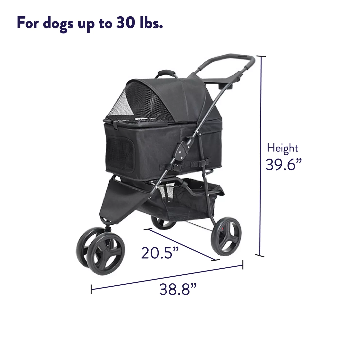 Dog stroller 40 lbs best sale