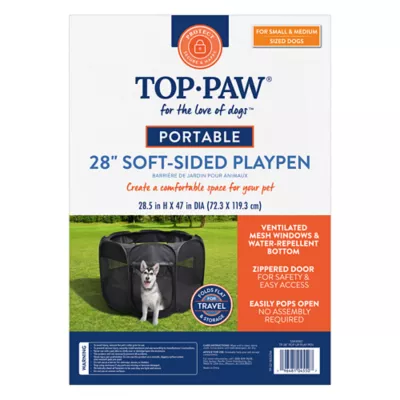 Top Paw® Soft-Sided Pop-Up Playpen for Dogs - Image 5