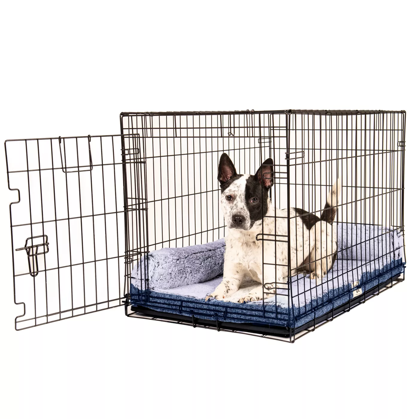 Chill Kuzzi Dual Bolster Crate Pad