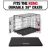 KONG® Orthopedic Comfort Crate Mat Black & Grey Medium, Large, X-Large image thumbnail 5
