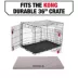 KONG® Orthopedic Comfort Crate Mat Black & Grey Medium, Large, X-Large image thumbnail 5