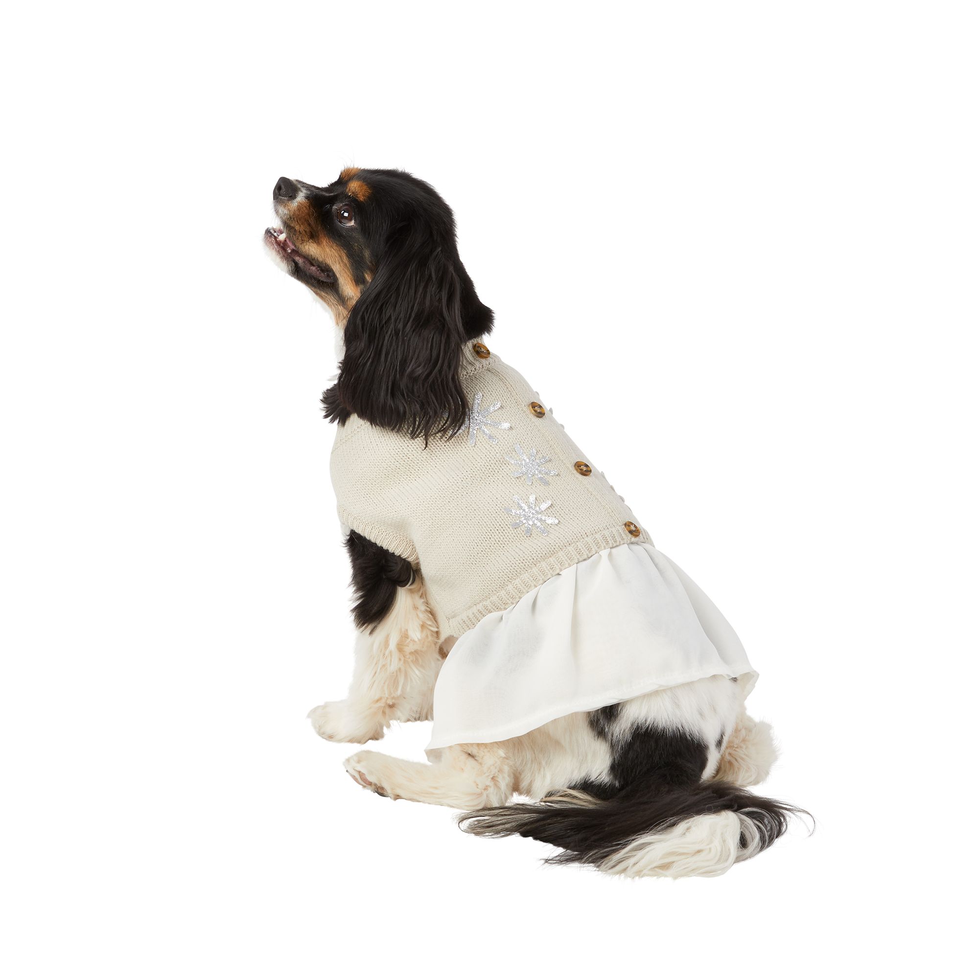 Touchdog 'Modress' Fashion Designer Dog Sweater and Dress - Large