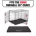 KONG® Orthopedic Comfort Crate Mat Black & Grey Medium, Large, X-Large image thumbnail 5