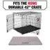 KONG® Orthopedic Comfort Crate Mat Black & Grey Medium, Large, X-Large image thumbnail 5