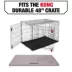 KONG® Orthopedic Comfort Crate Mat Black & Grey Medium, Large, X-Large image thumbnail 5