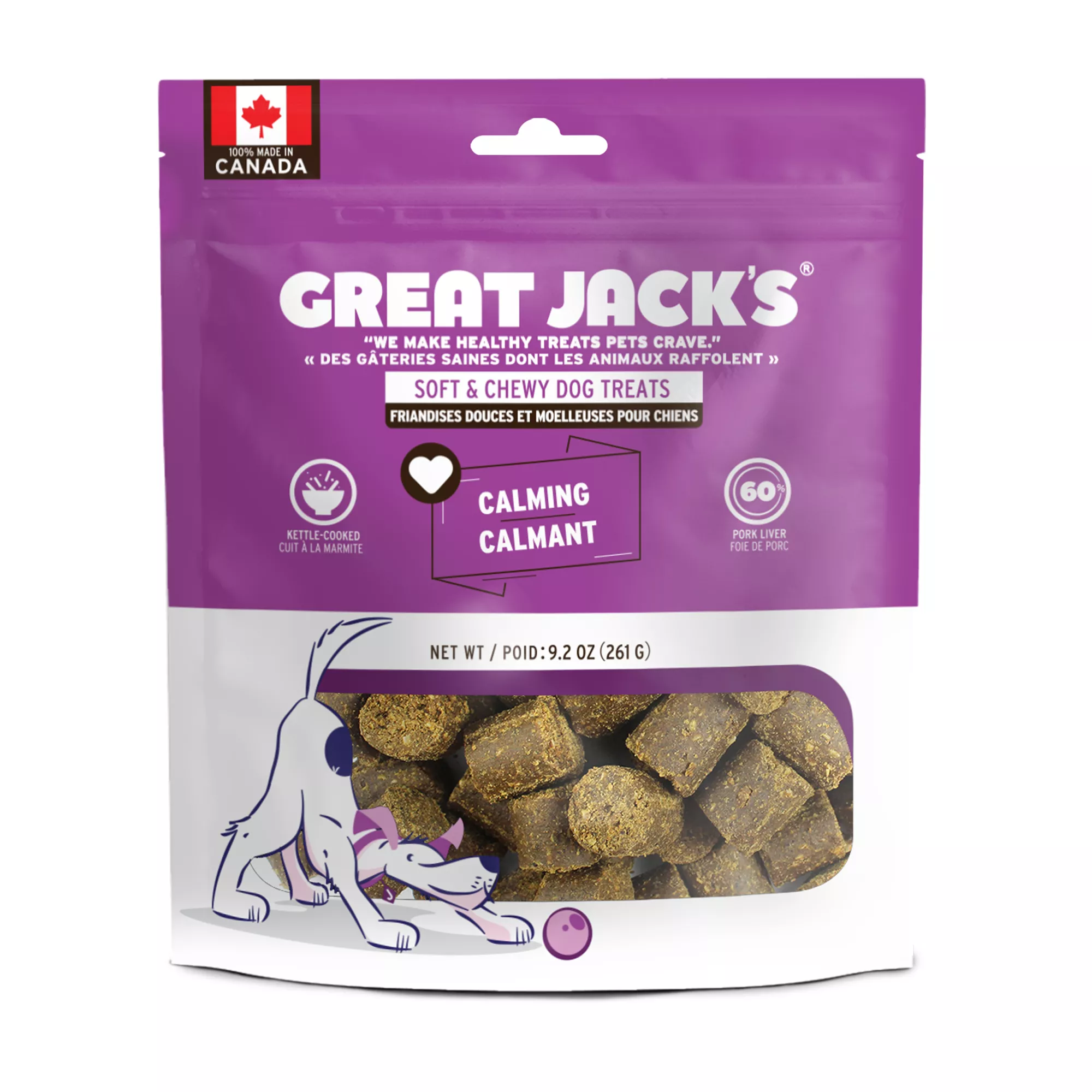 Great Jack's Calming Dog Treats - Pork Liver