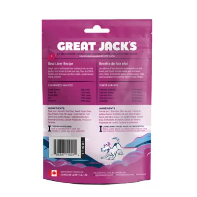 Product Great Jack's Dog Treats - Liver