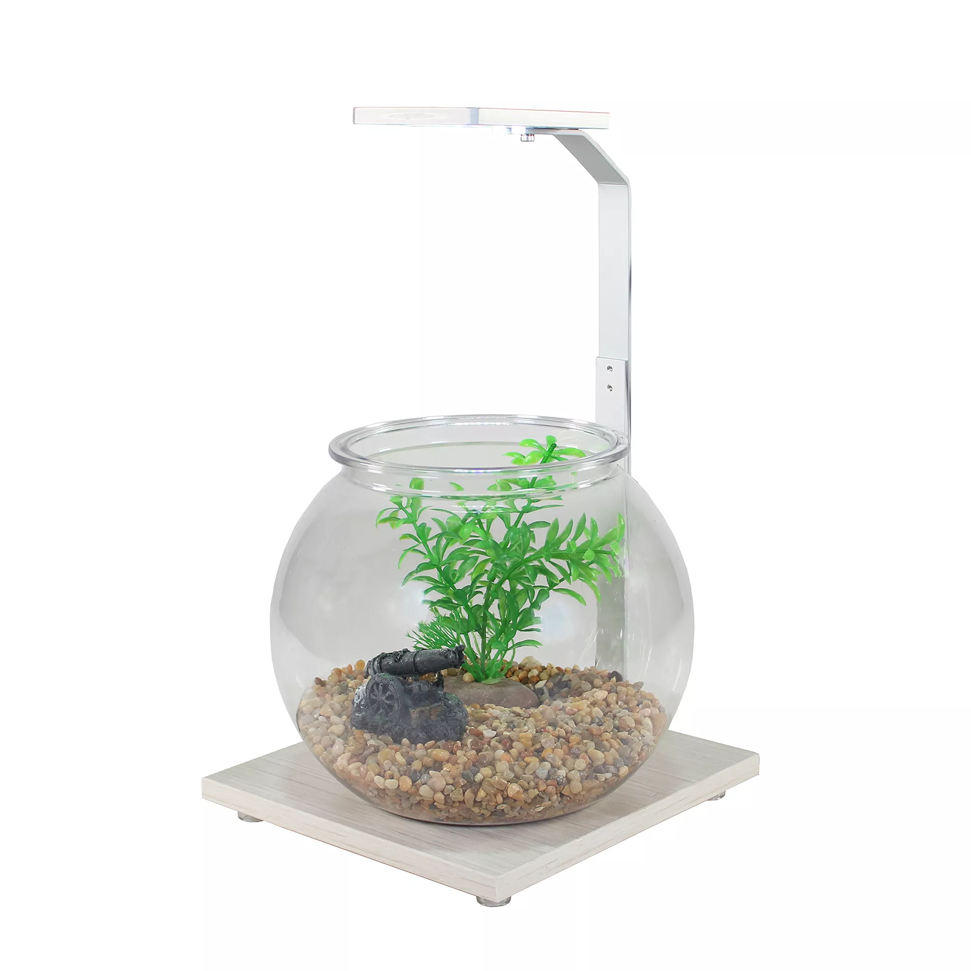 Penn-Plax Eco-Sphere Fishbowl and LED Light Kit