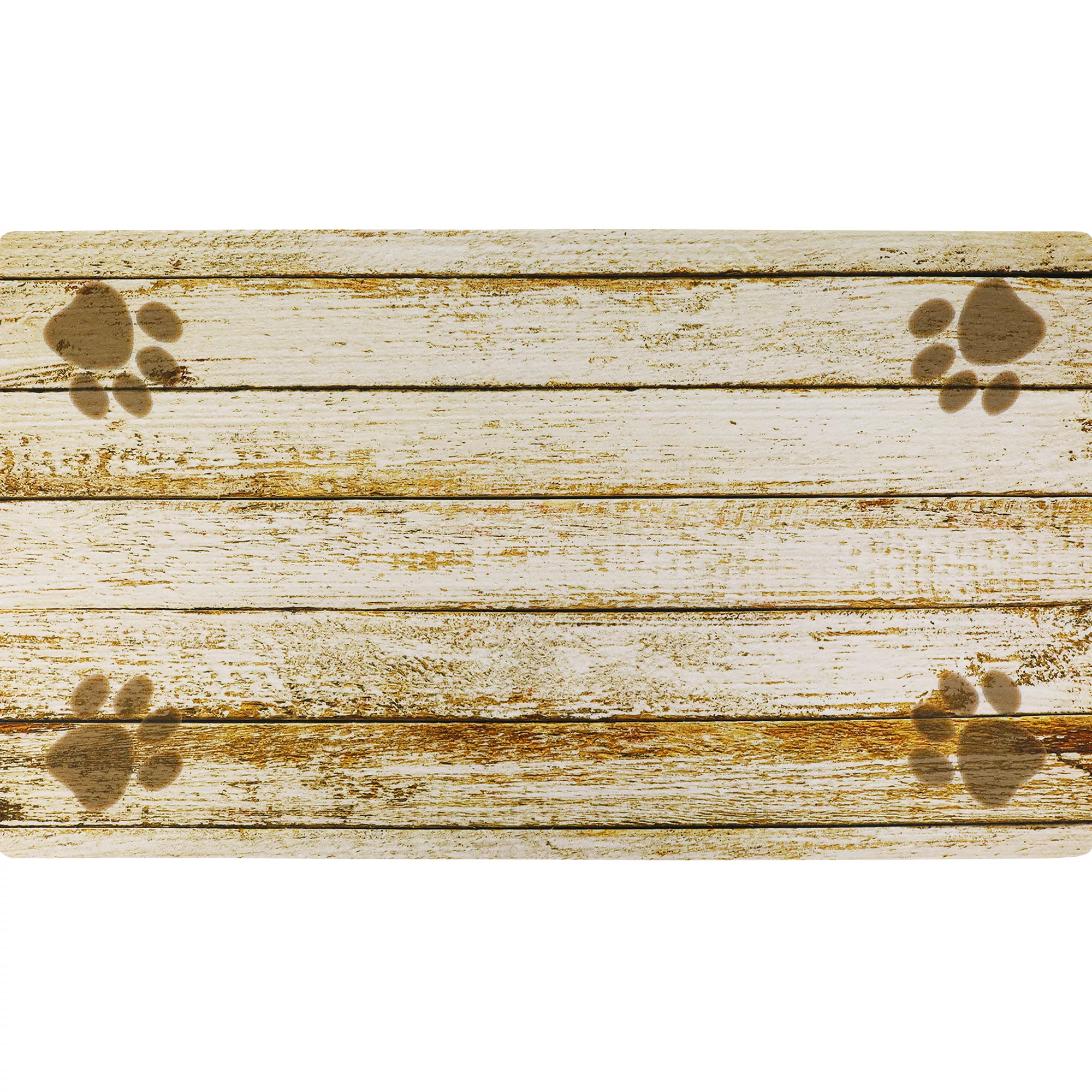 Drymate® Tan Distressed Wood with Paws Placemat