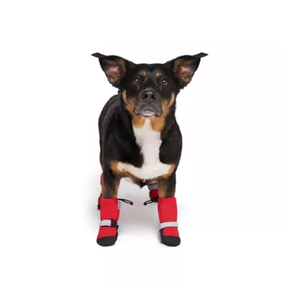 Product Canada Pooch Soft Shields Reflective Dog Boots - Red