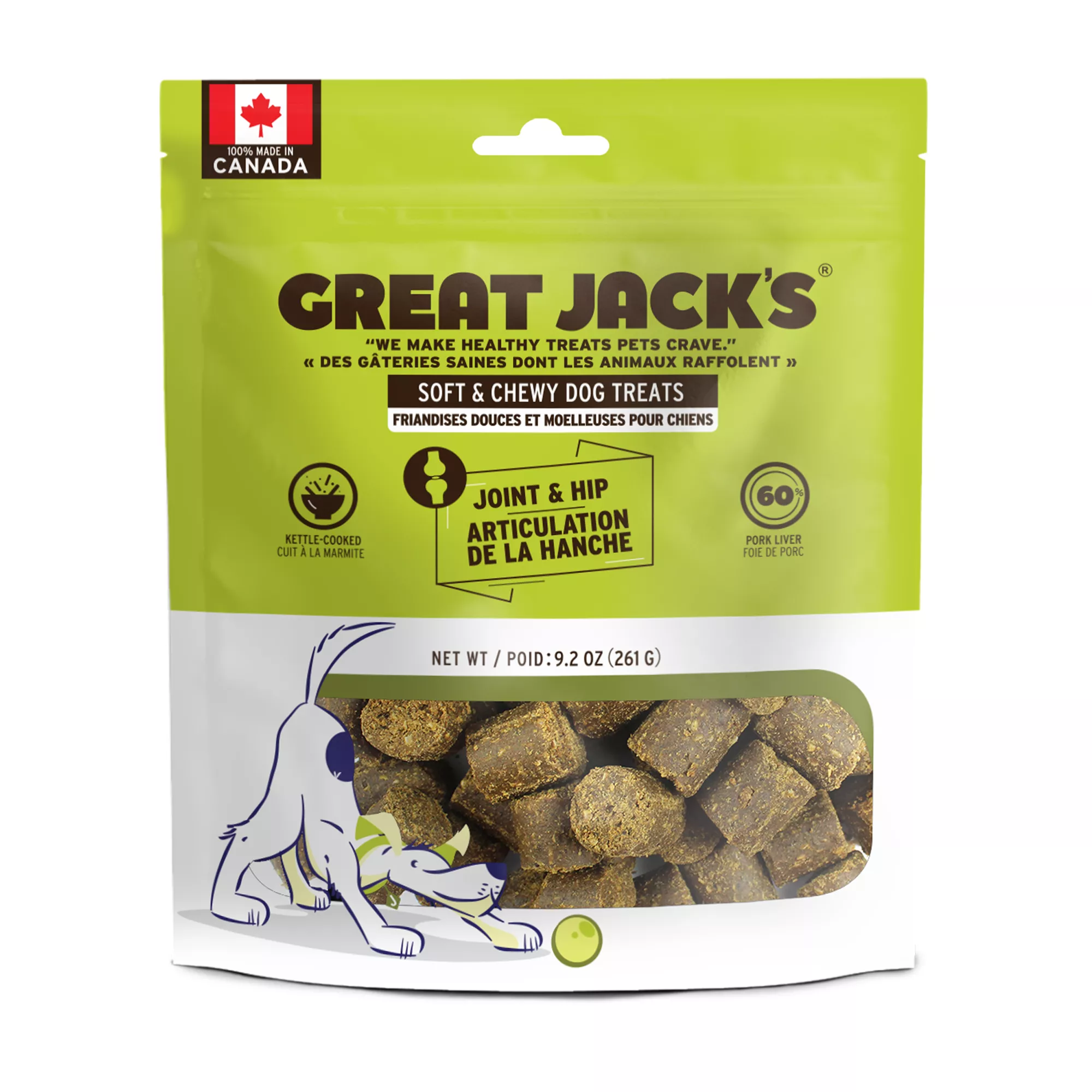 Great Jack's Hip & Joint Care Dog Treats - Pork Liver