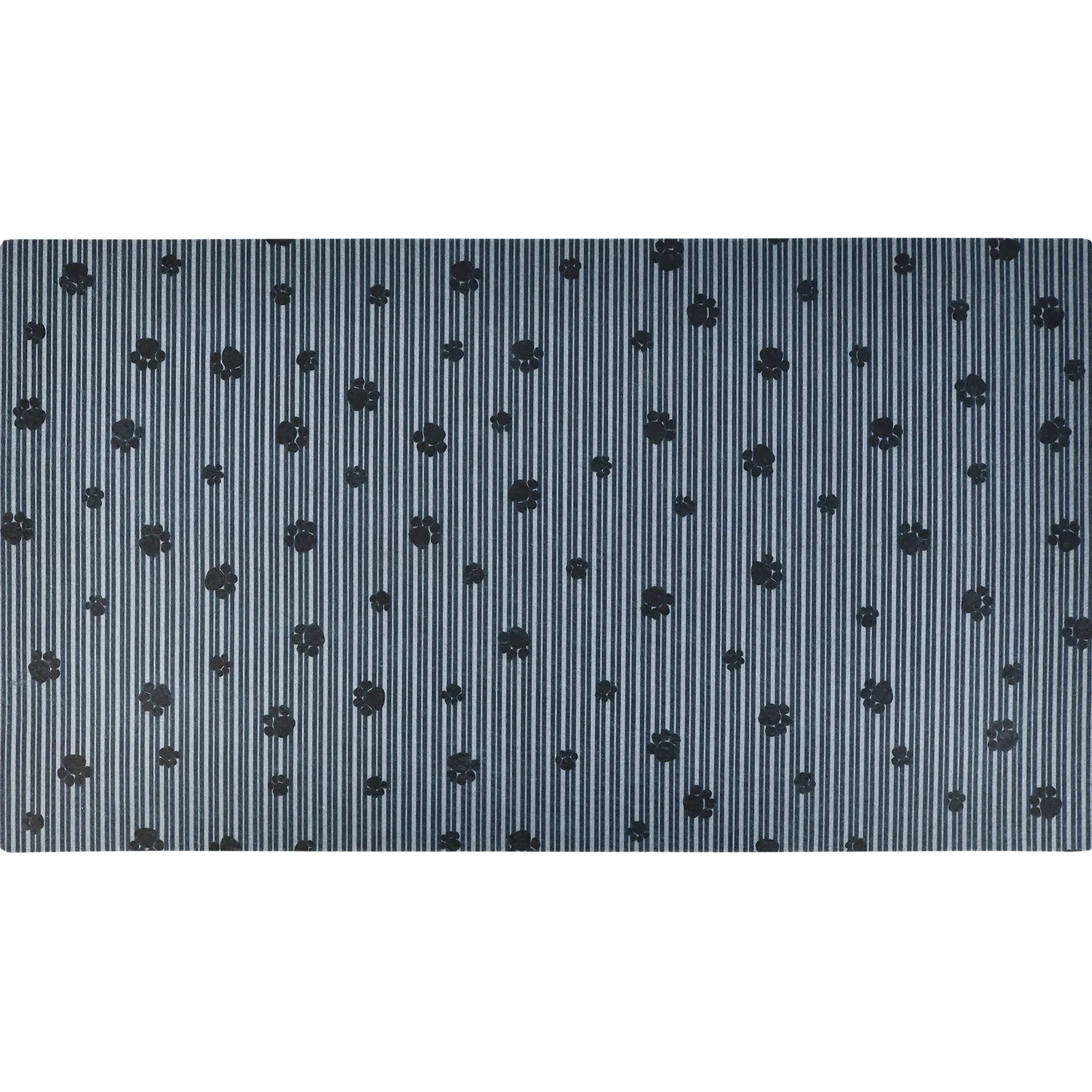 Drymate® Grey Stripe Black Paw Placemat