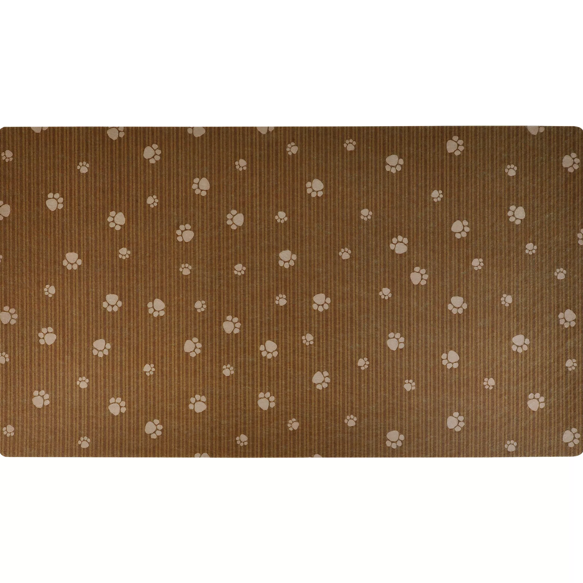 Drymate® Brown Stripe Tan Paw Placemat