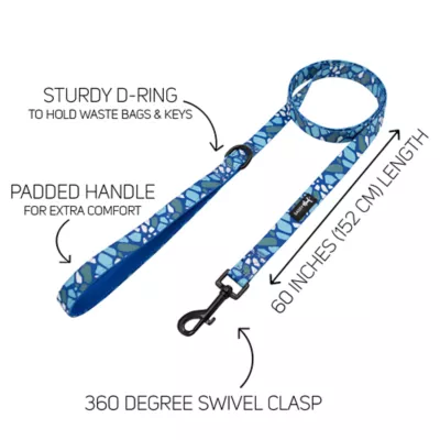 Product Sassy Woof Santorini Dog Leash: 5-ft long