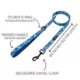 Product Sassy Woof Santorini Dog Leash: 5-ft long