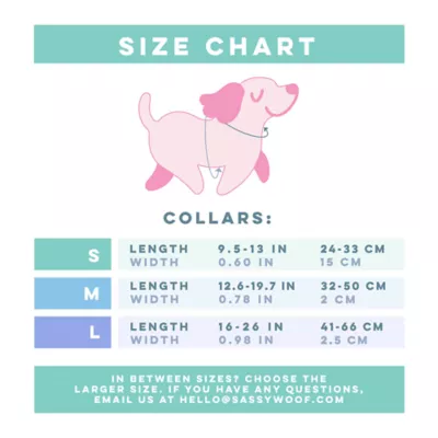 Sassy Woof Santorini Dog Collar - Image 4