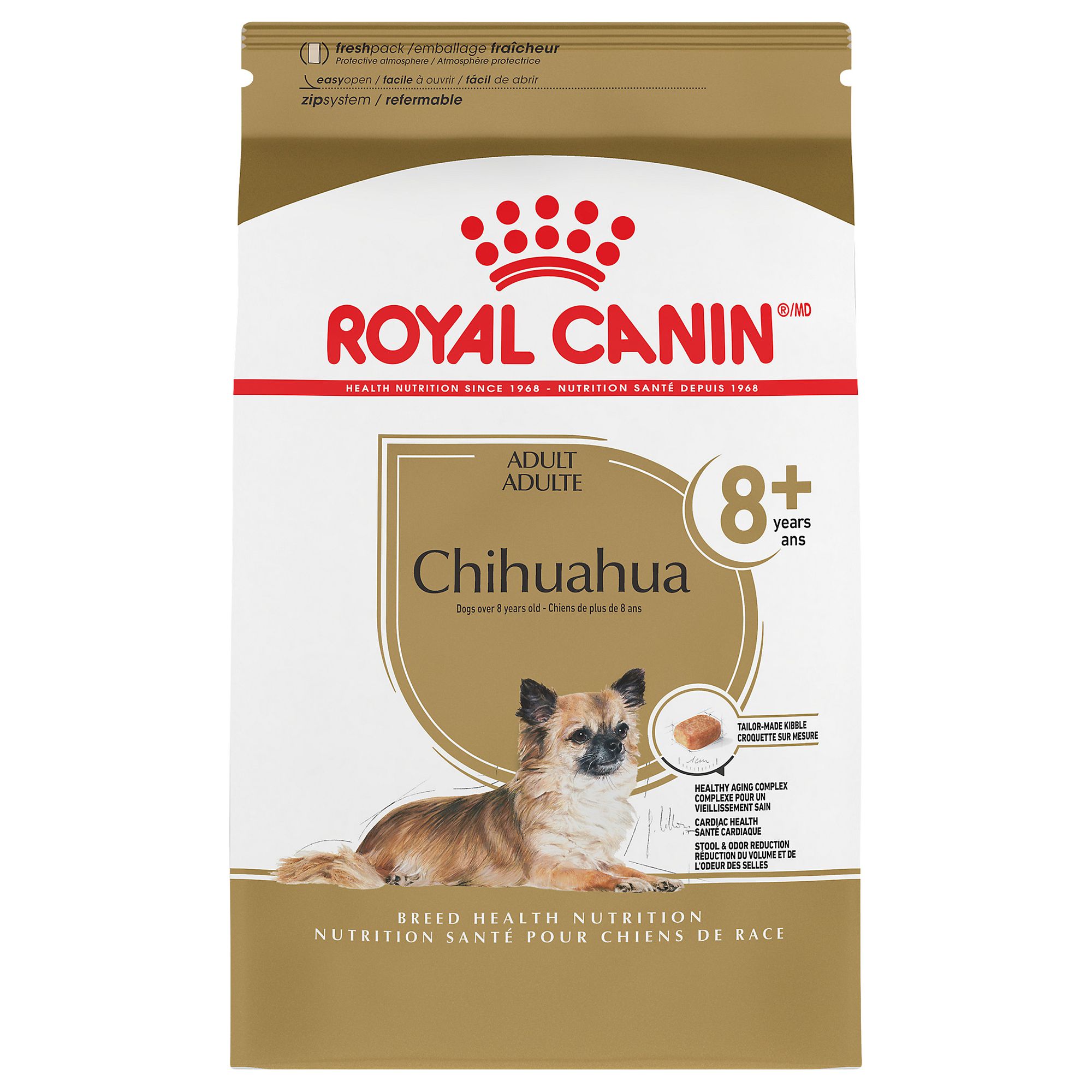 Royal Canin Breed Health Nutrition Chihuahua 8 Adult Dry Dog Food 2.5 lb Bag